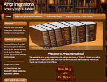 Tablet Screenshot of africainternational.org